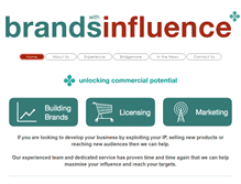 Tablet Screenshot of brandswithinfluence.com